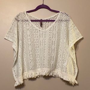 Jesse & J Lace Cropped Top, Small